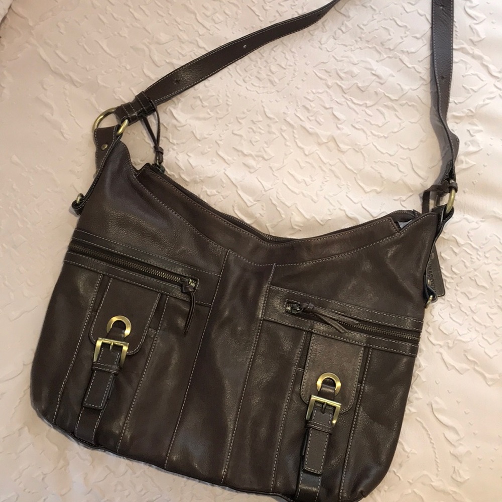 Brown Leather Crossbody